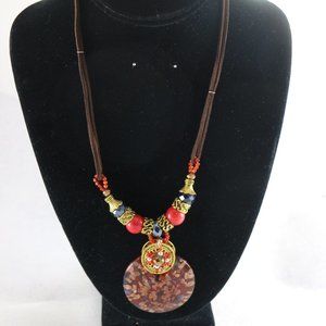 Unique African Handmade Adjustable Multicolor Necklace